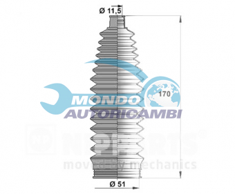 KIT SOFFIETTO STERZO