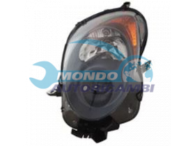 OPTICA IZDA H7+H7 ELECTRICA-C/MOTOR-NEGRA