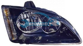 PROIETTORE DX MOD. H7+H1 ELETTRICO-NERO FORD FOCUS ANNO 03-05 - 07-07