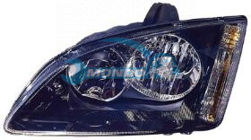 PROIETTORE SX MOD. H7+H1 ELETTRICO-NERO FORD FOCUS ANNO 03-05 - 07-07