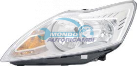 PROIETT.SX H7+H1 ELE.-C-MOTORE-TUTTO CROMATO FORD FOCUS ANNO 08-07 - 02-11