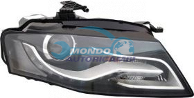 PROIETTORE DX ELETT.-C-MOTORE-C-HID-LED-D3S AUDI A4 ANNO 12-07 - 12-11