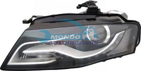 PROIETTORE SX ELETT.-C-MOTORE-C-HID-LED-D3S AUDI A4 ANNO 12-07 - 12-11