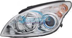 OPTICA IZDA H1+H7 ELECTRICA-S/MOTOR-CROMADA