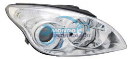 PROIETTORE DX H1+H7 ELETT.-S-MOTORE-NERO HYUNDAI I30 ANNO 09-07 -