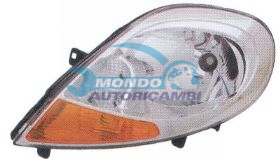 PROIETT. SX H4 ELETT.-C-FAN.ARANCIO-C-MOTORE OPEL VIVARO ANNO 07-07 -