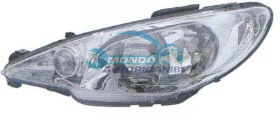 PROIETTORE SINISTRO MOD. H7+H7REG. ELETTRICA PEUGEOT 206 ANNO 08-98 -