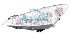 PROIETTORE DX MOD. H1+H7 ELETT.-SENZA MOTORE PEUGEOT 308 ANNO 08-07 - >