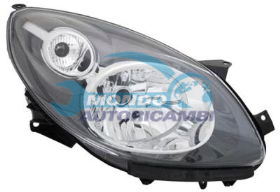 OPTICA DCHA H4 ELECTRICA-SIN MOTOR-NEGRA