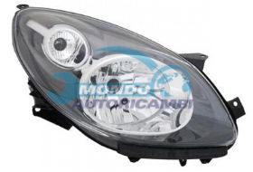 PROIETTORE DX H4 ELETT.-CONMOTORE-NERO RENAULT TWINGO BASIC ANNO 06-07 -