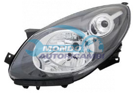 PROIETTORE SX H4 ELETT.-CONMOTORE-NERO RENAULT TWINGO BASIC ANNO 06-07 -