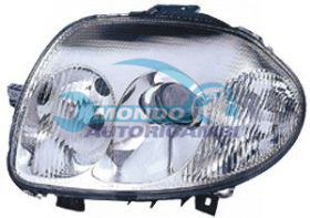 PROIETTORE sX MOD. H7+HB3 REG. ELETTRICA RENAULT CLIO ANNO 05-98 - 04-01