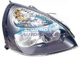 PROIETTORE DX MOD. H7+H1 REG.ELETT.-PAR.NERA RENAULT CLIO ANNO 05-01 - 08-04