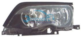 PROIETTORE SX H7+H7 ELETTRICO-NERO-C-MOTORE BMW SERIE 3-E46 ANNO 09-01 - 02-05