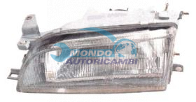 PROIETTORE DX MOD. H4-ELETT.-4PORTE-C-MOTORE TOYOTA COROLLA AE100-EE101 ANNO 05-92 - 04-97