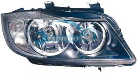 PROIETT. DX H7+H7 ELETT.-C-MOTORE-(VER.VALEO) BMW SERIE 3-E90 ANNO 03-05 - 02-09