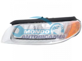 OPTICA IZDA H7+H9 ELECTR.-C/MOTOR-CROMADA