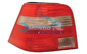 GRUPPO OTTICO POST. DX MOD. 5 P.-BIANCO-ROSSO VOLKSWAGEN GOLF IV ANNO 10-97 - 07-03