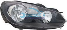 PROIETTORE DX MOD. H7+H15 ELETT.-CON MOTORE VOLKSWAGEN GOLF VI ANNO 09-08 -