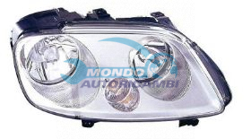 PROIETTORE DX H1+H7 ELETT.-C-MOTORE-CROMATA VOLKSWAGEN CADDY ANNO 08-03 - 08-10