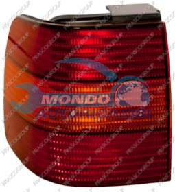 FANALE POSTERIORE SINISTRO ROSSO/ARANCIO-SENZA PORTALAMPADA MOD. 4 PORTE