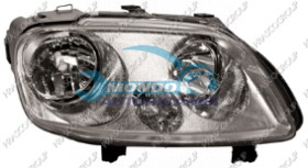 PROJECTEUR DR. H1+H7 ELECTR.-S/MOTEUR-CHROME'