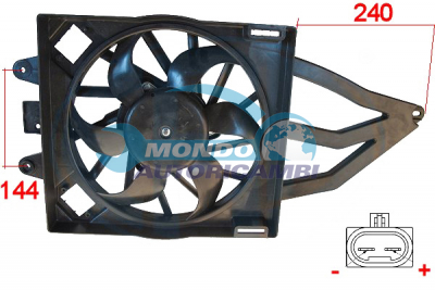 Ventilateur, refroidissement du moteur