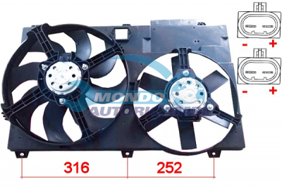 Ventilateur, refroidissement du moteur