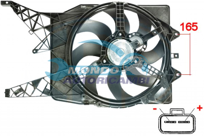 Ventilateur, refroidissement du moteur