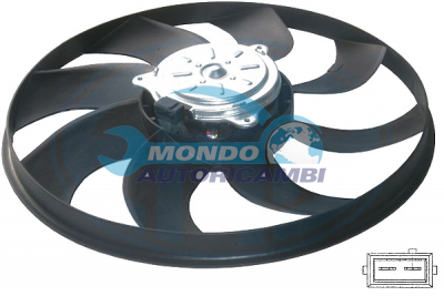 Ventilateur, refroidissement du moteur