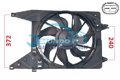 Ventilateur, refroidissement du moteur