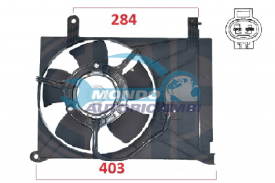 Ventilateur, refroidissement du moteur