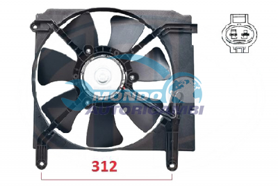 Ventilateur, refroidissement du moteur