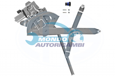 ALZACRISTALLO SINISTRO ANTERIORE ELETTRICO 3 PORTE RENAULT KANGOO 05 /03 >09 /08