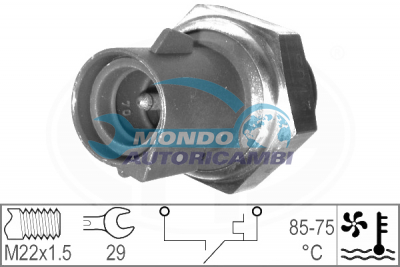 Temperature Switch, radiator fan