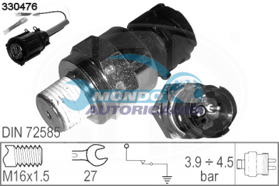 Sensor, compressed-air system