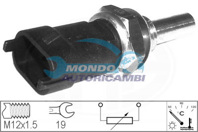 Sensor, coolant temperature