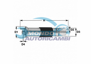 FILTRO CARBURANTE BENZINA