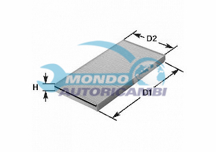 FILTRO ABITACOLO ANTIPOLLINE