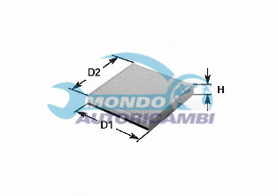FILTRO ABITACOLO ANTIPOLLINE