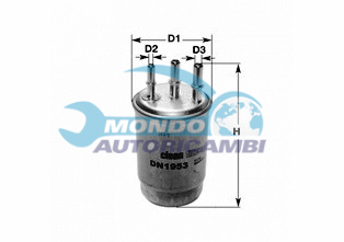 Filtro de combustible diesel gasoil