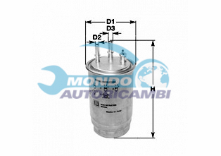 Filtro de combustible diesel gasoil