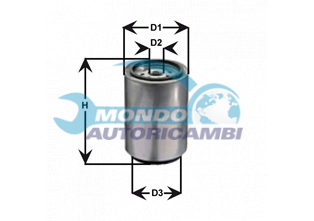 Filtro de combustible diesel gasoil