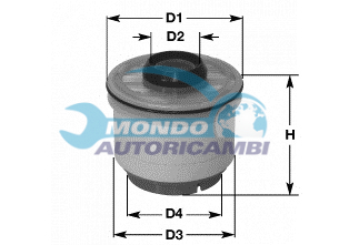 FILTRE &Agrave CARBURANT DIESEL