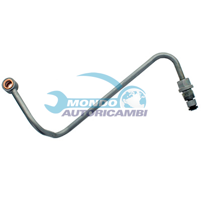 Turbocharger oil feed pipe