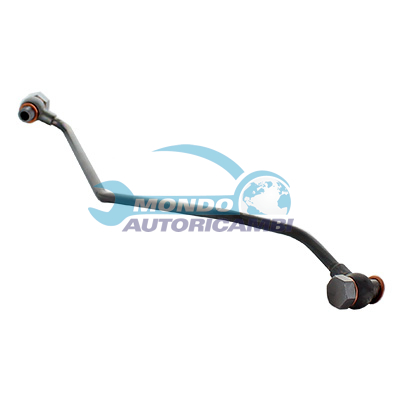 Turbocharger oil feed pipe