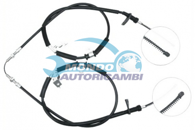 Cable de accionamiento, freno de estacionamiento