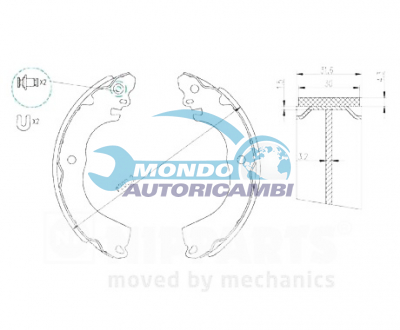 Brake Shoe Set