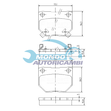 Brake Pad Set, disc brake