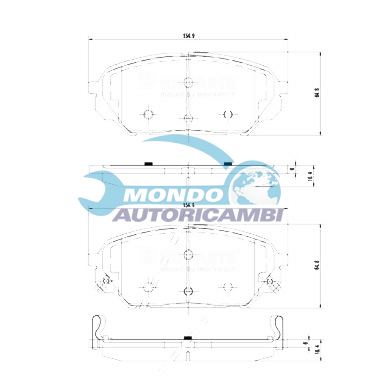 Brake Pad Set, disc brake